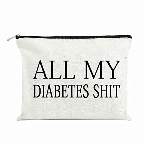 All My Diabetes Shit Funny Diabetic Travel Bag Pouch Personalized Gift for Diabetic Emergency Supply