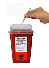 Load image into Gallery viewer, OakRidge Products 1 Quart Size (Pack of 3) Sharps Disposal Container - Approved for Home and Professional use
