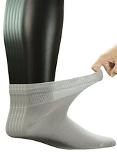 Load image into Gallery viewer, Yomandamor Men&#39;s Bamboo Diabetic Ankle Socks with Seamless Toe and Non-Binding Top,6 Pairs L Size(10-13)
