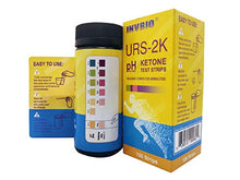 Load image into Gallery viewer, INVBIO pH+Keto 2-in-1, Urinalysis Urine Test Strips 2 Parameter, 100ct - pH and Ketone Urine Test Strips to Test and Monitor Ketosis for Low Carb Diet, Alkaline and Acid Levels in Your Body
