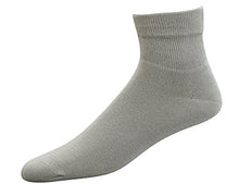 Load image into Gallery viewer, Yomandamor Men&#39;s Bamboo Diabetic Ankle Socks with Seamless Toe and Non-Binding Top,6 Pairs L Size(10-13)

