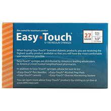 Load image into Gallery viewer, EasyTouch® U-100 27g, 1cc / mL, 1/2&quot; (12.7mm) Box of 100
