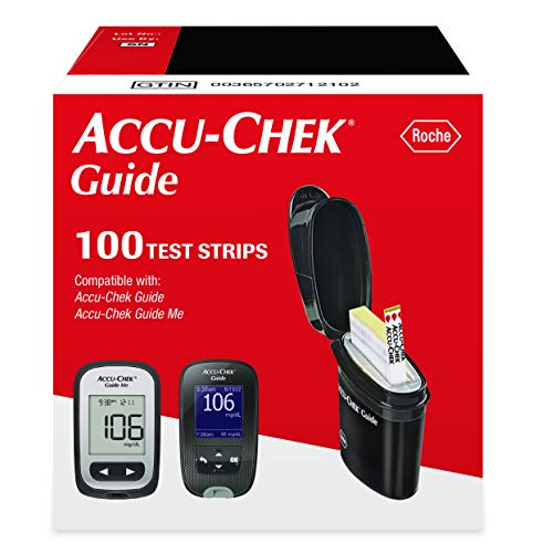 Accu-Chek Guide Glucose Test Strips, Diabetic Supplies (Pack of 100)